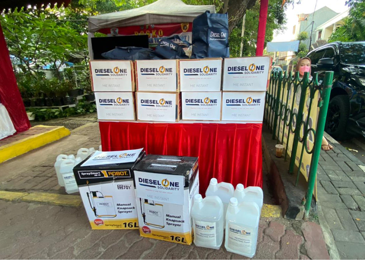 CSR Support from Diesel One Group in Central Jakarta