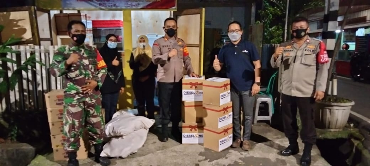 Collaboration with Polsek Gambir for Community Relief